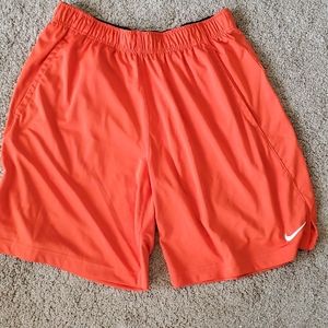 Orange Nike Dri-Fit Shorts